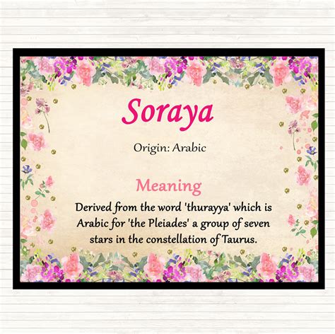 signification du prénom soraya